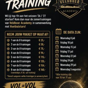 Zomertrainingen 2026